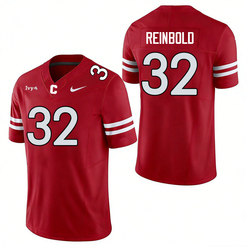 Cornell Big Red #32 James Reinbold College Football Jerseys,Uniforms Stitched-Red